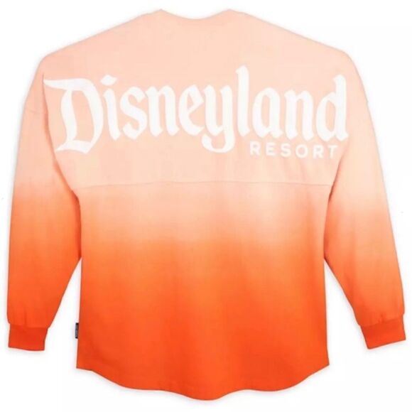 Disneyland Ombre Spirit Jersey Women Coral NWT Size XS Extra Small - Picture 1 of 4